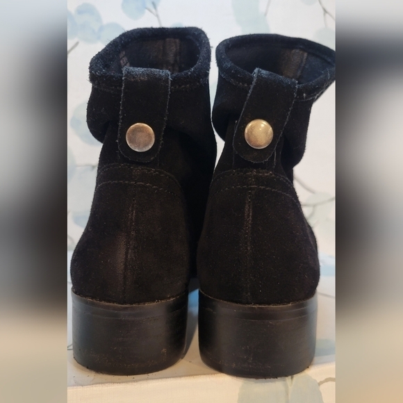 Lucky Brand Lollin Bootie Black Oiled Suede size 8 - Picture 8 of 9
